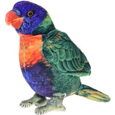 Mikro Плюшено папагалче лори 23см стоящо