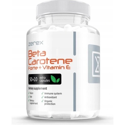 Zerex BetaKaroten Forte + Vitamín E s betakaroténom 60 kapsúl