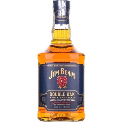 Jim Beam Double Oak - бърбън 700ml