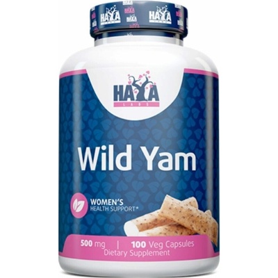 Haya Labs Koreň divokého yamu 500 mg 100 kapsúl