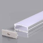 V-TAC Монтажен kит с Дифузер за led Лента Алуминиев 2м. - 23176 (23176)