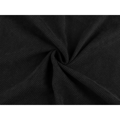 Stoklasa Dekorační látka s žinylkovou strukturou Balení: 1 m, Varianta: 8 28 (250 g/m²) černá 8 28 (250 g/m²) černá