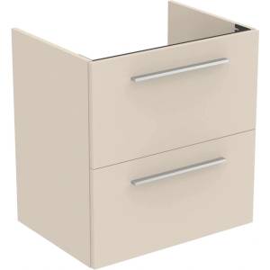 Ideal Standard i. Life A - Шкаф под мивка, 60x44x63 см, 2 чекмеджета, пясъчен мат T5255NF (T5255NF)