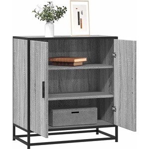 vidaXL Шкаф Grey Sonoma 68x35x76 cm Изработена дървесина и метал (848967)