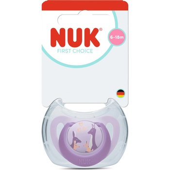 Nuk First Choice биберон залъгалка, силикон, 6-18 мес. , 1 бр. , Кенгуру (10176370)
