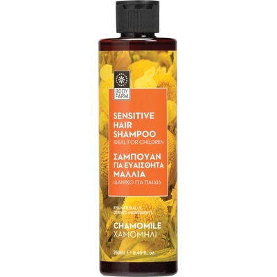 Bodyfarm Chamomile detský šampón pre citlivú pokožku hlavy 250 ml