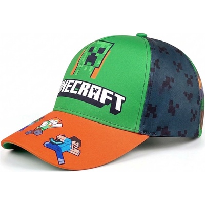 Manenti Minecraft s oranžovým kšiltem