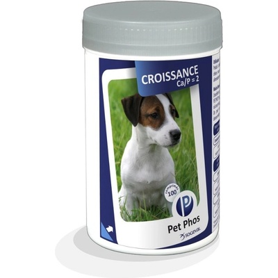 Pet Phos Growth Ca/P=2 Dog ochutené tablety 100 ks