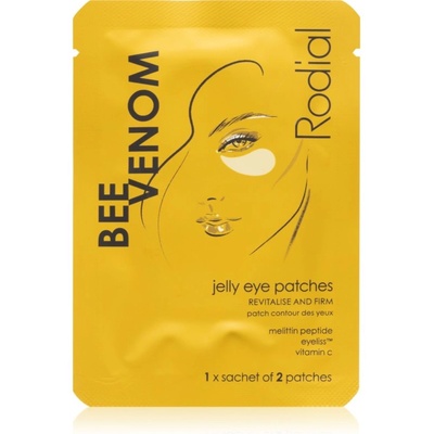 Rodial Bee Venom Jelly Eye Patches стягащи възглавнички с гел за подочната зона с успокояващ ефект 2 бр