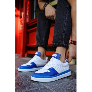 Chekich Мъжки обувки CH201 - Бели със Син #359759 (359759_Синьо)