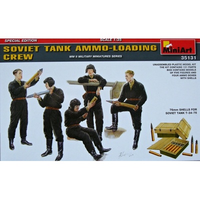 MiniArt Soviet Tank Ammo-Loading Crew 5 Figures 4 Boxes 1:35