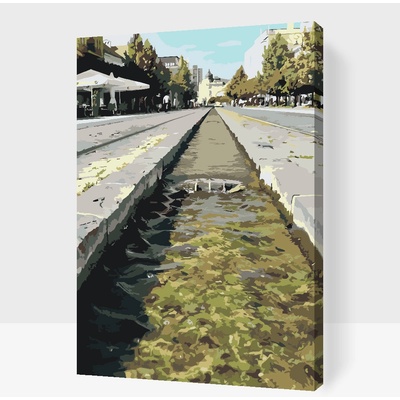 Vymalujsisam.cz Malování podle čísel Čermelský potok Slovensko Velikost 40 x 60 cm Rámování Na kartonové desce