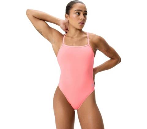 Speedo Solid Web Back Neon Melon