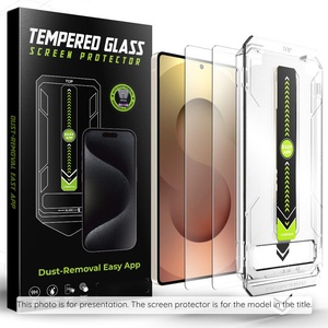 Techsuit Стъклен протектор Techsuit TitanGlass CrystalHD [съвместим с отключване с пръстов отпечатък] - Samsung Galaxy S24 FE / A56 5G - Прозрачен