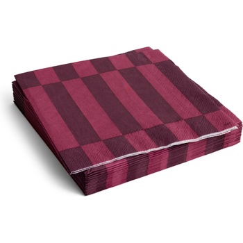 Hay Pattern Салфетки 40 x 40 см, бордо каре, 20 бр (AE732-E140-AU24)