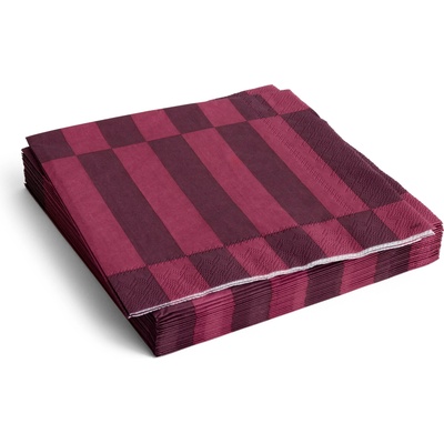 Hay Pattern Салфетки 40 x 40 см, бордо каре, 20 бр (AE732-E140-AU24)