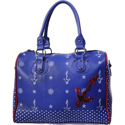 Dámská taška kabelka retro rockabilly pin-up Banned Anchor Handbag
