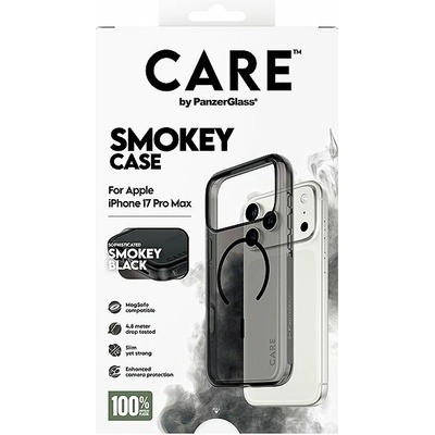 PanzerGlass CARE kryt Apple iPhone 17 Pro Max Smokey dymový/čierny MagSafe CR57780