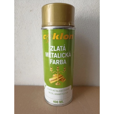 Primalex Sprej - metalická barva 400ml - zlatá MAT – Zbozi.Blesk.cz