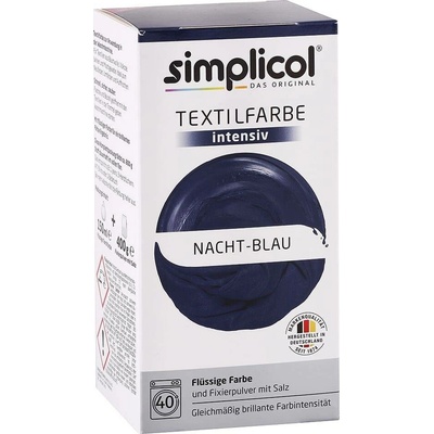 Simplicol barva na textil noční modrá 150 ml + 400 g