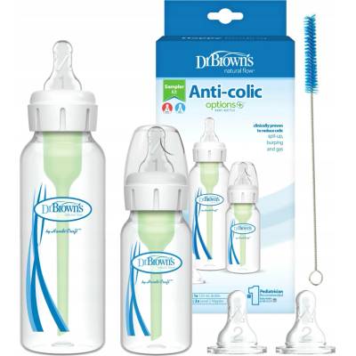 Dr Brown's Sada antikolikových lahví a dudlíků Options+ 120 ml a 250 ml