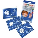 SMT Creatoys Snazaroo Šablony na obličejové barvy 6 ks chlapecké