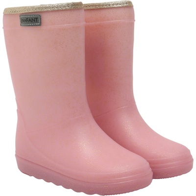 En Fant detské termo gumáky Glitter Cashmere Rose