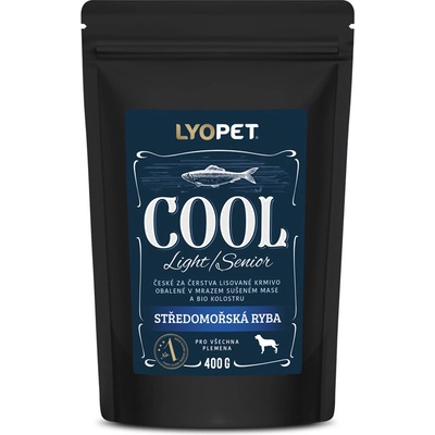 Lyopet Cool Light/Senior Stredomorská ryba 0,4 kg