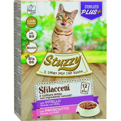Stuzzy Cat Adult Sterilised šunka 12 x 85 g