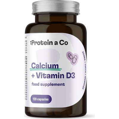 ProteinaCo Vápník + Vitamin D3 120 kapslí