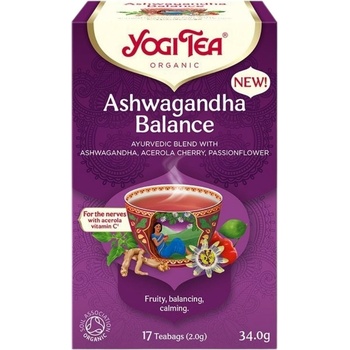 Yogi Tea Bio Rovnováha Ashwagandhy 17 x 2 g