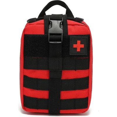 Mobilly Тактическа армейска аптечка - чанта, за система MOLLE, червена (SR250 red)