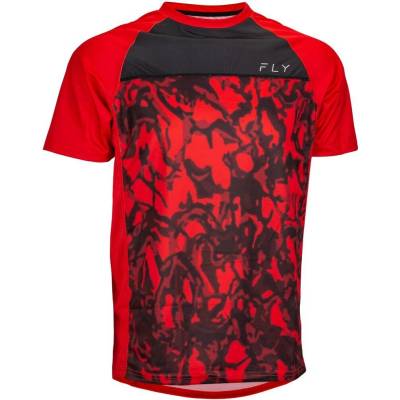 Fly Racing Super D červená camo/čierna