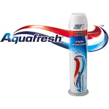 Aquafresh Family Protection Fresh & Mint zubná pasta s dávkovačom 100 ml