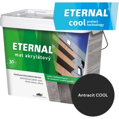 Eternal mat akrylátový 10 kg Antracit