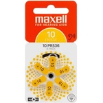 Maxell Батерия цинково въздушна maxell za10 6 бр. бутонни за слухов апарат в блистер (ml-bz-za10) - xtreme