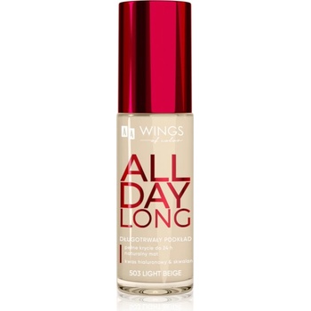 AA Wings of Color All Day Long Long Lasting Foundation дълготраен фон дьо тен цвят 503 Light Beige 30ml