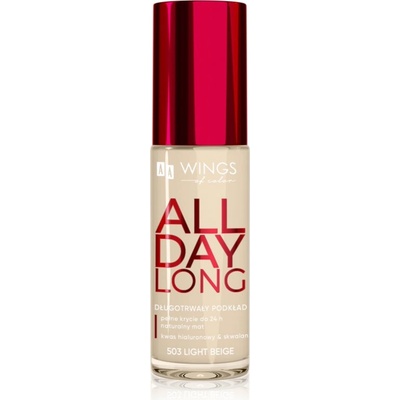 AA Wings of Color All Day Long Long Lasting Foundation дълготраен фон дьо тен цвят 503 Light Beige 30ml