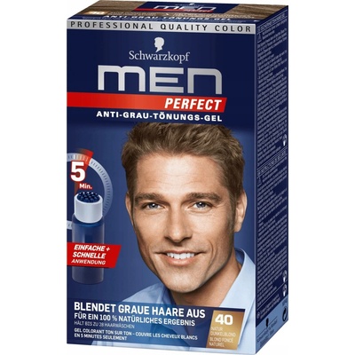 Schwarzkopf Men Perfect 30 Středně Plavý odstraňovač šedin