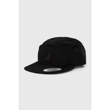 Kangol Шапка с козирка Kangol в черно с изчистен дизайн (K5327.BK001)