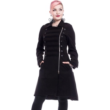 Image 1 of Poizen industries Дамско палто poizen industries - ТЪМНА РОМАНТИКА - ЧЕРЕН - poi473