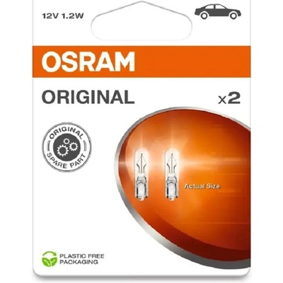 Osram W1,2W 12V 1,2W W2x4,6d 2 ks