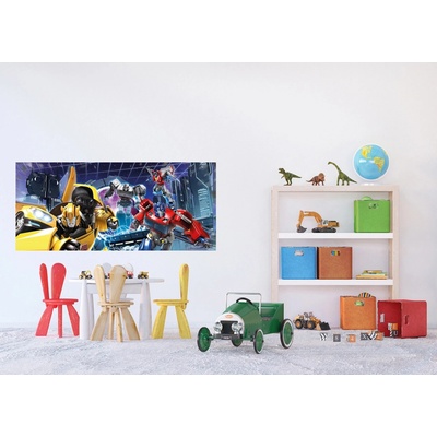 Ag Design FTDNH-5525 Dětská vliesová fototapeta na zed' Transformers Vzhůru do Boje, rozměry 170 x 75 cm