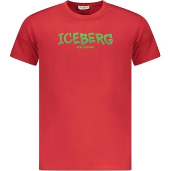 ICEBERG Мъжка тениска с къс ръкав iceberg, Размер m, Цвят Червено (ice25mts01_rored)