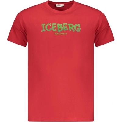ICEBERG Мъжка тениска с къс ръкав iceberg, Размер m, Цвят Червено (ice25mts01_rored)