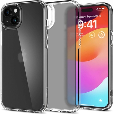 Spigen Кейс Spigen Ultra Hybrid за iPhone 15 Plus, прозрачен (8809896749947)