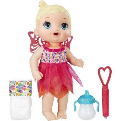Hasbro Baby Alive blonďatá s plenky a lahvičkou