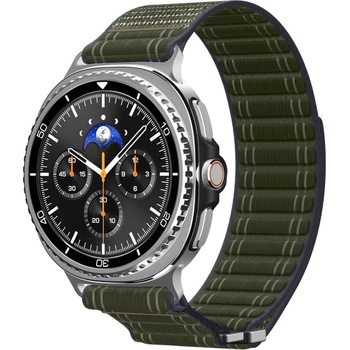 Spigen Текстилна каишка за Samsung Galaxy Watch 8 Classic 40мм, 44мм и 46мм - Spigen WBF0 Fabric Sport Band (зелен) (AMP10154)
