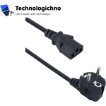 DeTech Захранващ кабел Power Cord PC High Quality 3m (CE021-3m0.75mm2)