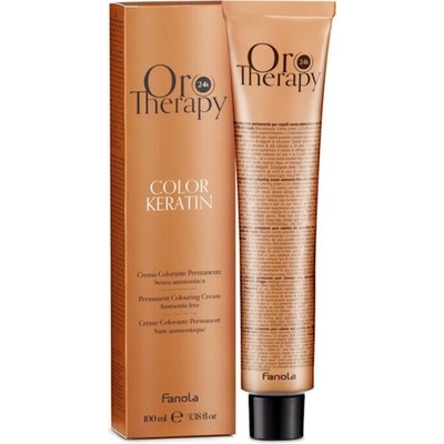 Fanola Oro Therapy 24K Color Keratin 6.46 Dark Blonde Copper Red 100 ml